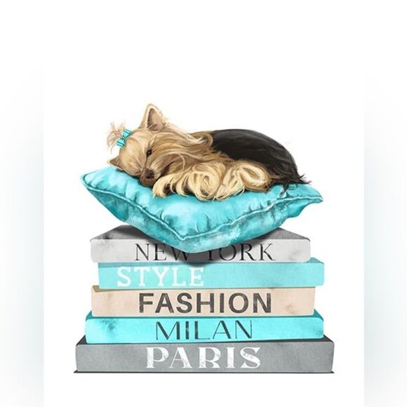 NEW Set 3 positive quote Tiffany and Co. Blue Fashion Glam wall art home decor - Picture 5 of 5